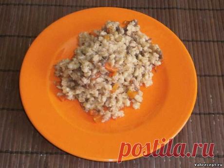 Перловая каша с тушёнкой - Пошаговый рецепт с фото - Каши