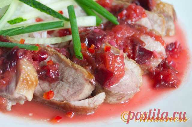 Проверенные рецепты: Утиная грудка в сливовом соусе