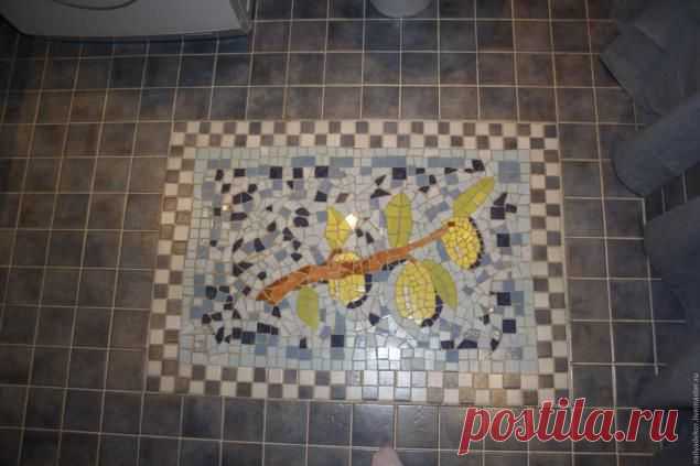 Мозаичный коврик в ванную | СДЕЛАЙ САМ!
