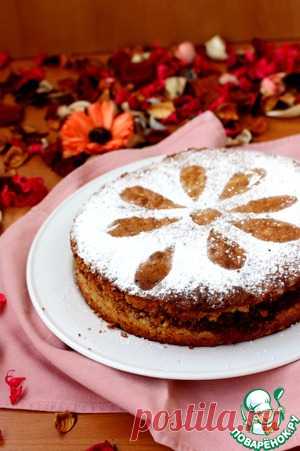 Ореховый пирог с лимонным конфи - кулинарный рецепт