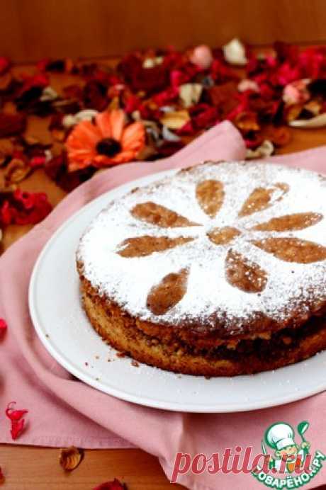 Ореховый пирог с лимонным конфи - кулинарный рецепт