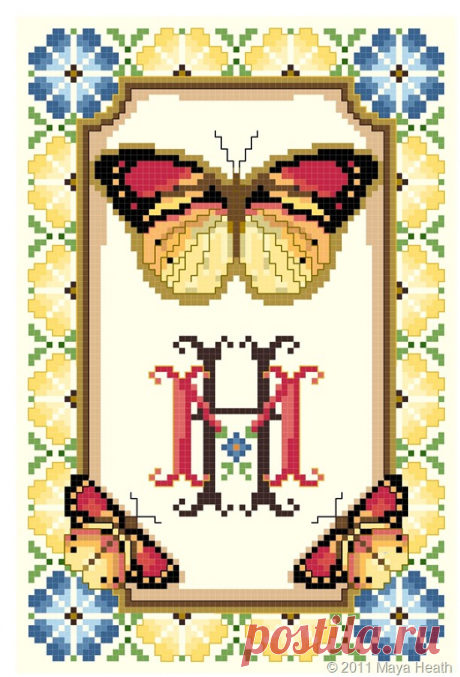 Дизайны Майи Хит (Maya Heath). Ищу схему. - Вышивка и все о ней - Страна Мам