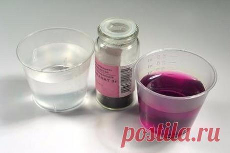 Марганцовка для растений.