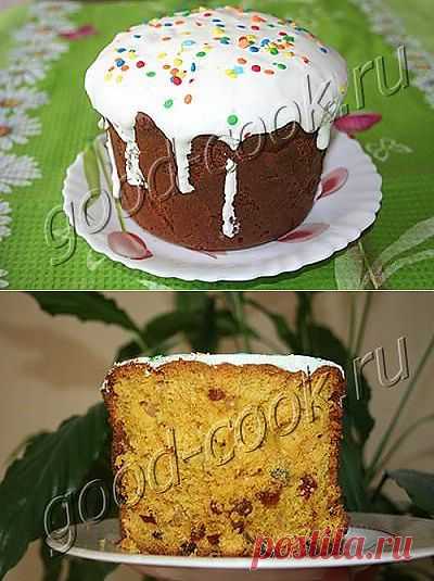 КУЛИЧ ЛИМОННЫЙ С КУРКУМОЙ.