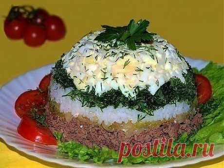 Печеночный салат.