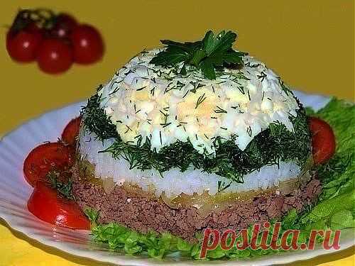 Печеночный салат.