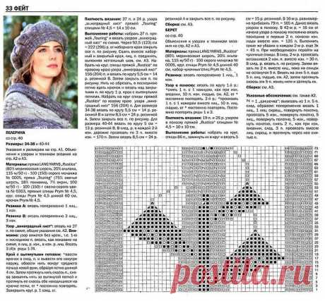 Женский берет из ангоры спицами: описание, схемы, 5 моделей, видео мк