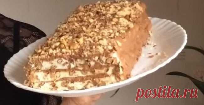 Нет ни грамма муки: простой рецепт вкуснейшего торта! Как приготовить в домашних условиях простой рецепт вкуснейшего торта, без единого грамма муки.