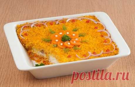 Холодная закуска с рыбой: морской язык с овощами. Рецепт
