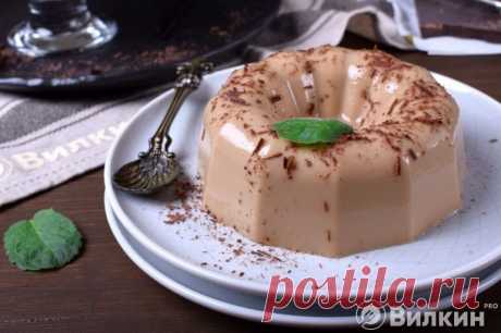 Вкусный десерт: молочное желе (похож на панна-котту)