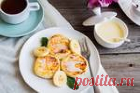 Нежные и полезные банановые сырники