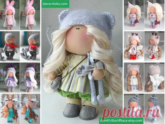 Love Gift Doll Baby Doll Handmade Interior Art Doll Fabric | Etsy Hello, dear visitors!  This is handmade soft doll created by Master Lyuba (Tula, Russia). Doll is READY for shipment. Order processing time is 1-2 days.  All dolls on the photo are made by master Lyuba. You can find them in our shop using masters name: