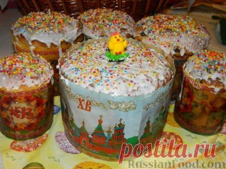 Пасхальный кулич без замеса

Любите встречать Пасху с пушистыми и вкусными куличами, но не любите месить тесто? Тогда этот рецепт пасхальных куличей для вас!

Продукты (на 12 порций)
Мука - 1 кг
Дрожжи сухие (Саф Момент) - 1,5 пачки (16 г)
Желтки - 10 шт.
Молоко - 500 мл
Сахар - 300 г (или по вкусу)
Масло сливочное (размягченное, комнатной температуры) - 300 г
Изюм - 300 г
Ванильный сахар - 10 г
Цедра лимона (по желанию) - по вкусу

Для глазури:
Белок яичный (охлажденный) ...