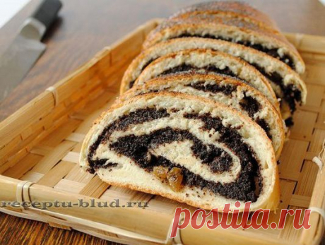 Домашний маковый рулет | Кулинарные рецепты