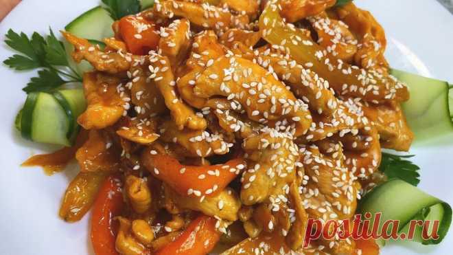 Рецепт курочки Терияки. Очень простой и вкусный способ подачи куриной грудки на праздничный стол