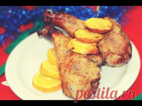 Рождественская Индейка запеченная в духовке с апельсинами / Christmas Turkey Recipe