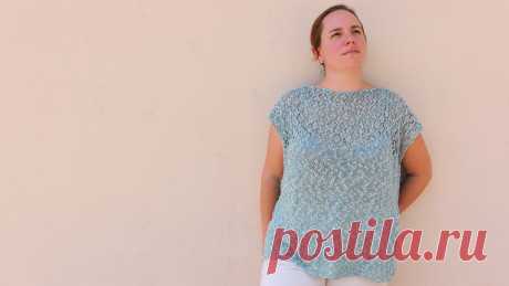 Koronkowa bluzka w romby – Lanas y Ovillos