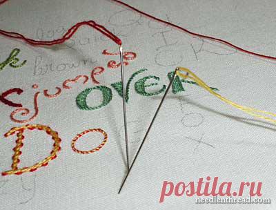 Идеи комбинирования стежков в вышивке. Мастер-класс. Урок 2.