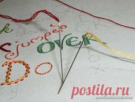 Идеи комбинирования стежков в вышивке. Мастер-класс. Урок 2.