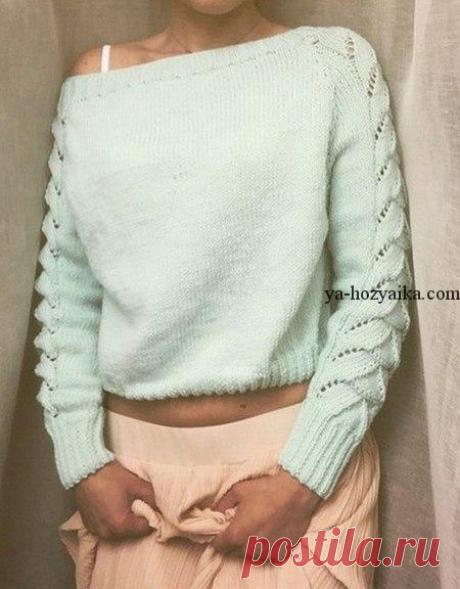 Узор спицами для кофточки. Красивый узор спицами с схемами
