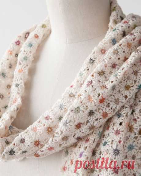 I happened upon this scarf and I fell in love! I also found some of her other scarves online in a retail shop - they sell for over $300 each. I don…