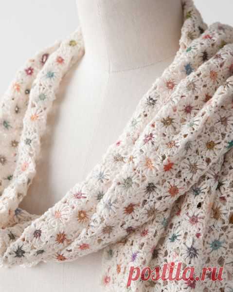 I happened upon this scarf and I fell in love! I also found some of her other scarves online in a retail shop - they sell for over $300 each. I don…