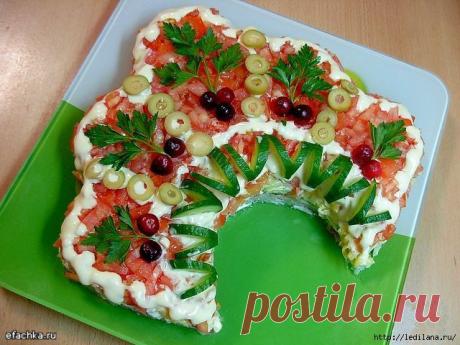 Рецепт салата Русская красавица.