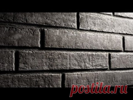 Декоративный кирпич из плиточного клея ! Кирпич Своими руками ! Кирпичная стена За копейки!