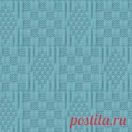 простые узоры спицами
