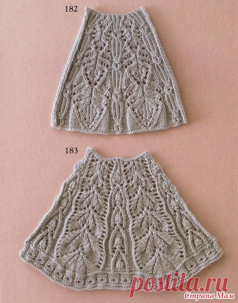 Узоры для круглой кокетки - Вязание - Страна Мам