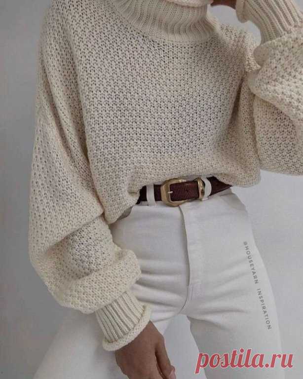 🦋🌶 Джемпер спицами несложным теннвым узором. Схема узора.