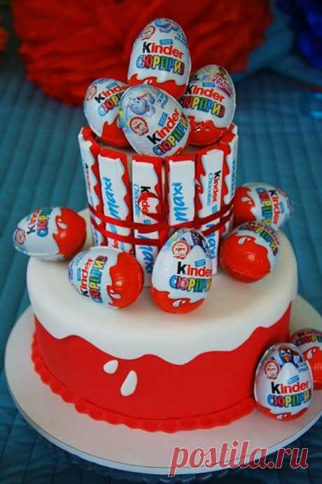 Торт «Киндер сюрприз»