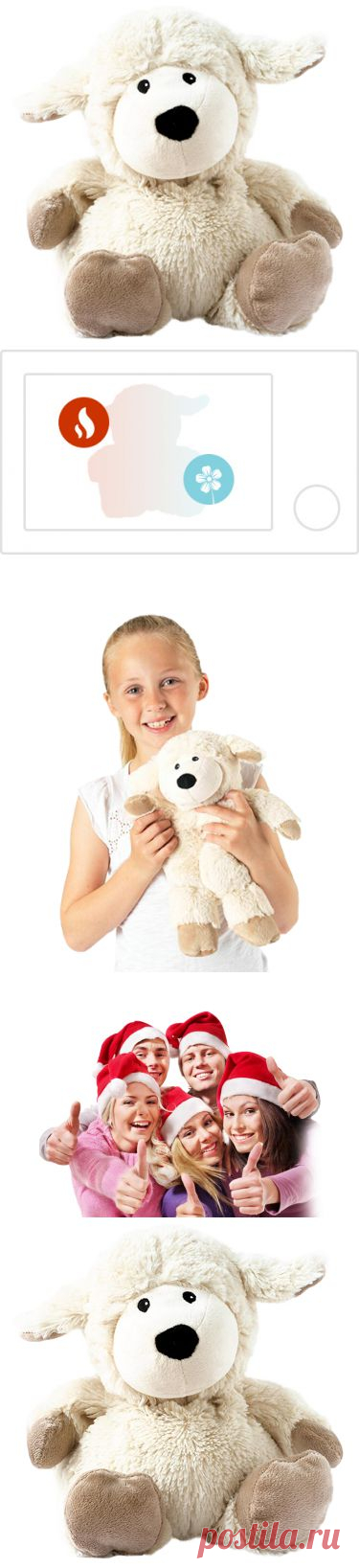 Игрушка-грелка «ОВЕЧКА» с лавандой (символ 2015 года)