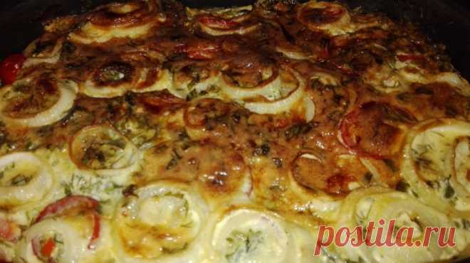 Треска запеченная с овощами под майонезом - Простые рецепты Овкусе.ру