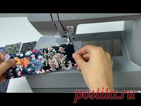 Пэчворк идея из остатков ткани. Шитье и пэчворк.