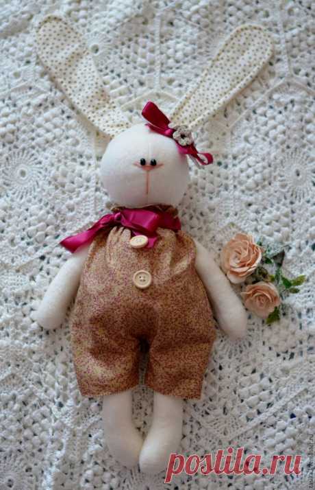 Зайка из флиса: шьем ушастого друга - Ярмарка Мастеров - ручная работа, handmade