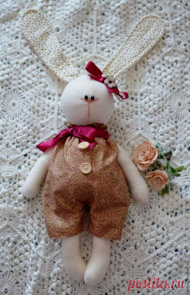 Зайка из флиса: шьем ушастого друга - Ярмарка Мастеров - ручная работа, handmade