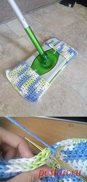 Однажды ребенка: вязание крючком Swiffer  образов и Учебник