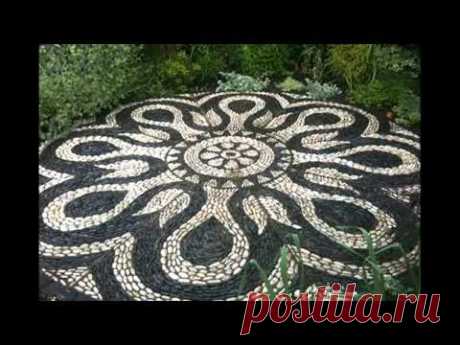 Потрясающие дорожки на даче из гальки. 42 идеи дачных дорожек