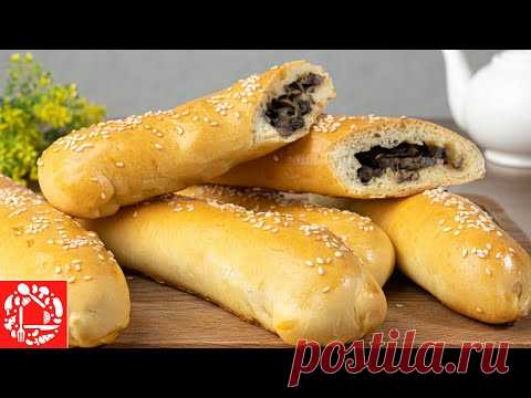 Беру молоко! Сказочно вкусная выпечка из самых простых продуктов! Пирожки-палочки с грибами - YouTube