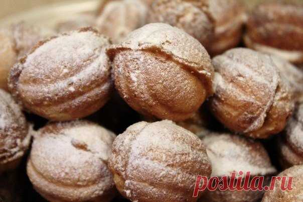 Печенье "Орешки" со сгущенкой.