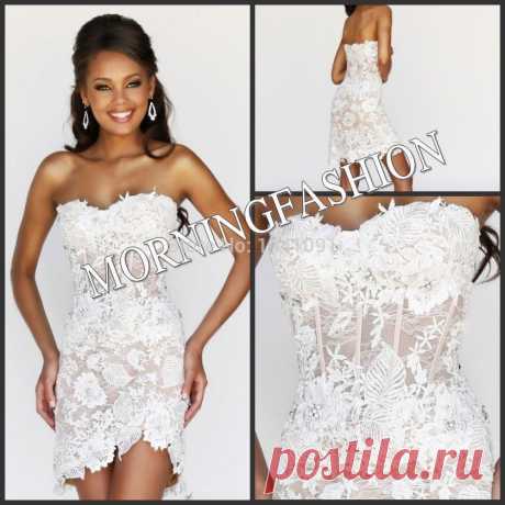 dress lover Picture - More Detailed Picture about Morning Fashion Tailor Dress Evening Gown 2015 Sexy Sweetheart Lace Appliqued Short White Cocktail Dress Vestidos de fiesta S048 Picture in Cocktail Dresses from Sera Bridal | Aliexpress.com | Alibaba Group