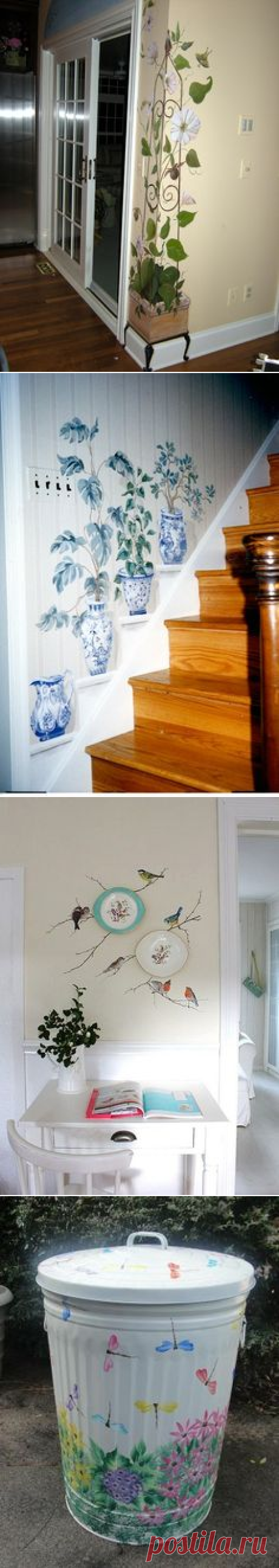 (88) Hand Painting - Hand Paint Wall | Sewing Room