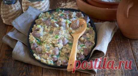 Ленивый хаггис из куриных сердечек. Пошаговый рецепт с фото на Gastronom.ru