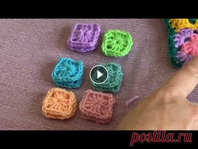 Красота из остатков пряжи, крючком...