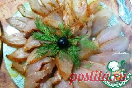 Сыровяленные куриные грудки &quot;О-ля-ля&quot; - кулинарный рецепт