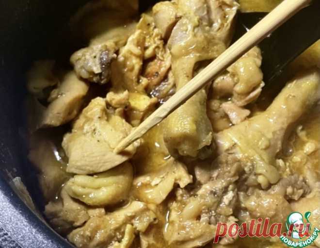 Курица в луковом соусе по-еврейски – кулинарный рецепт