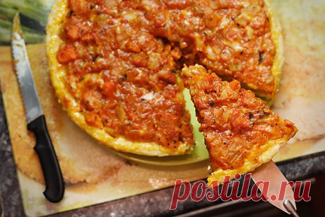 Tomato Tart (Тарт с помидорами / Tarte aux tomates).