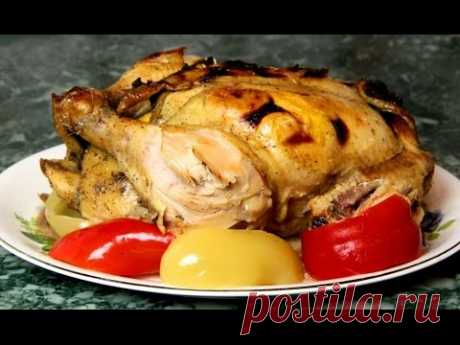 Как запечь курицу с апельсинами и медом в духовке