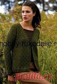 Хобби (рукоделие своими руками): вышивка, вязание » Архив блога » Вязание крючком жакета “Строго и изысканно”